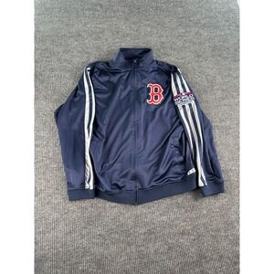 Boston Red Sox Jacket Men XXL Blue Dynasty World Series Champion 2018 MLB Logo